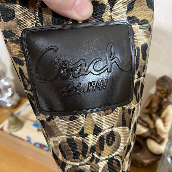 Authentic beautiful Coach rubber boots - Picture 3 of 6